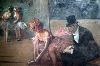28 Danseuse et Admirateur Derriere la Scene By Jean-Louis Forain 1903 National Museum of Fine Arts MNBA Buenos Aires